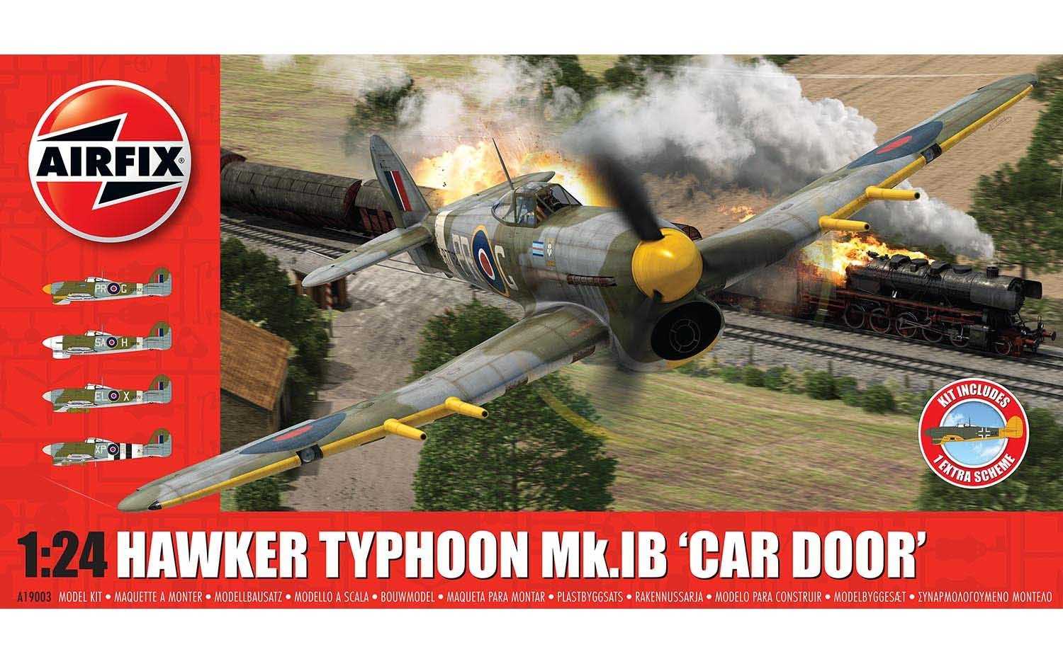 Classic Kit letadlo A19003A - Hawker Typhoon 1B - Car Door (plus extra Luftwaffe scheme) (1:24)