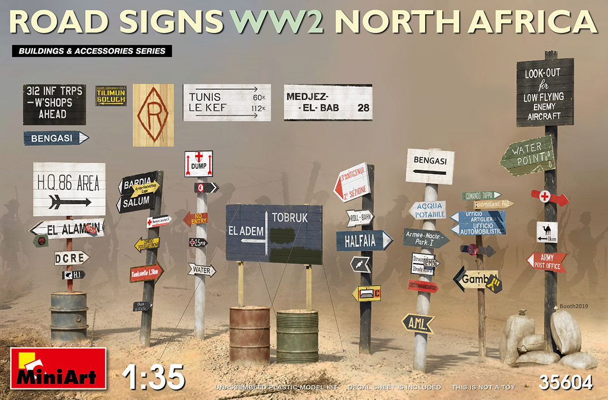 1/35 Road Signs WW2 (N.Africa)