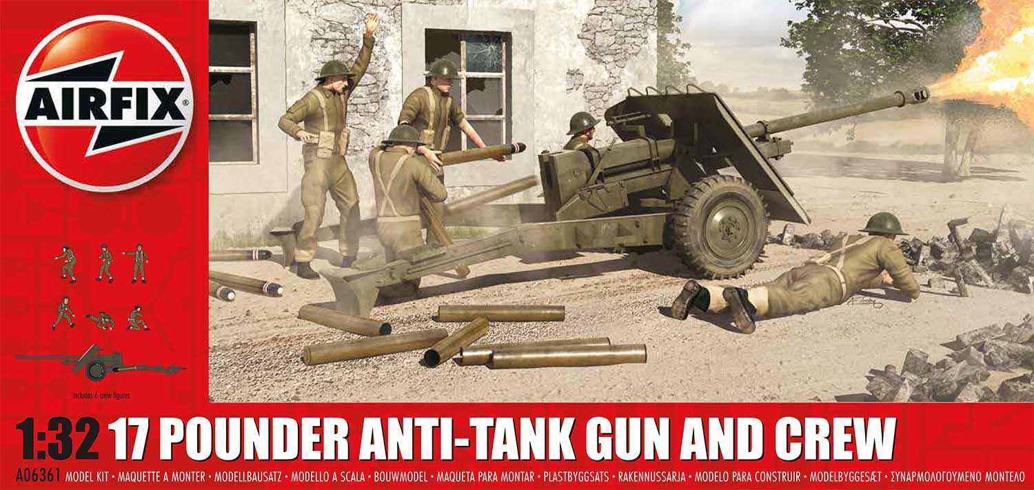 Classic Kit military A06361 - 17 Pdr Anti-Tank Gun (1:32) - reedice