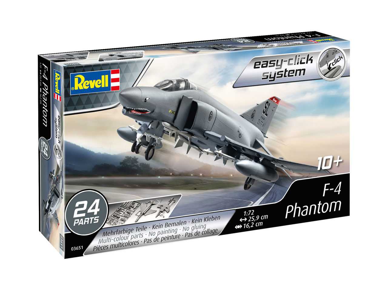 EasyClick ModelSet letadlo 63651 - F-4E Phantom (1:72)