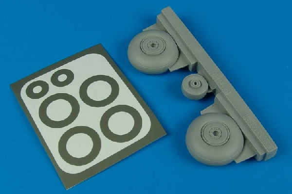 1/48 C-47 Dakota wheels & paint masks