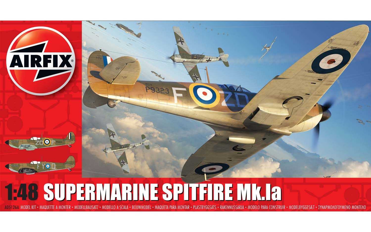 Classic Kit letadlo A05126A - Supermarine Spitfire Mk.1a (1:48)