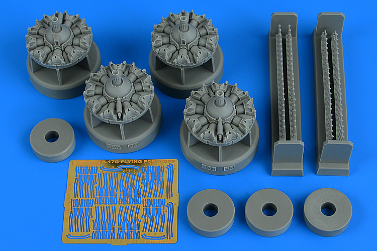 1/48 B-17G flying fortress engine set for HKMODEL kit