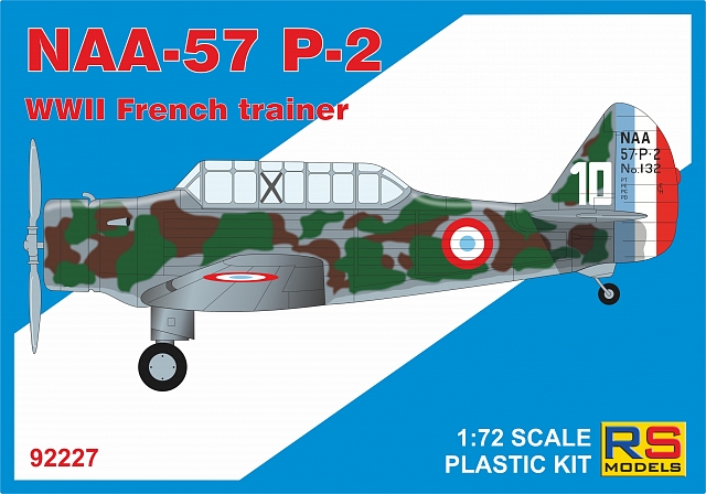 Plastikový model letadla 1/72 NAA-57 "France" 5 decal v. for France