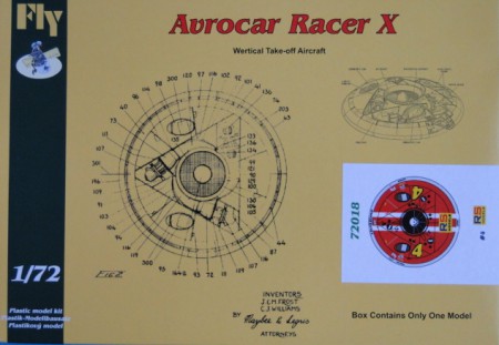 1/72 Avrocar Racer X  RS