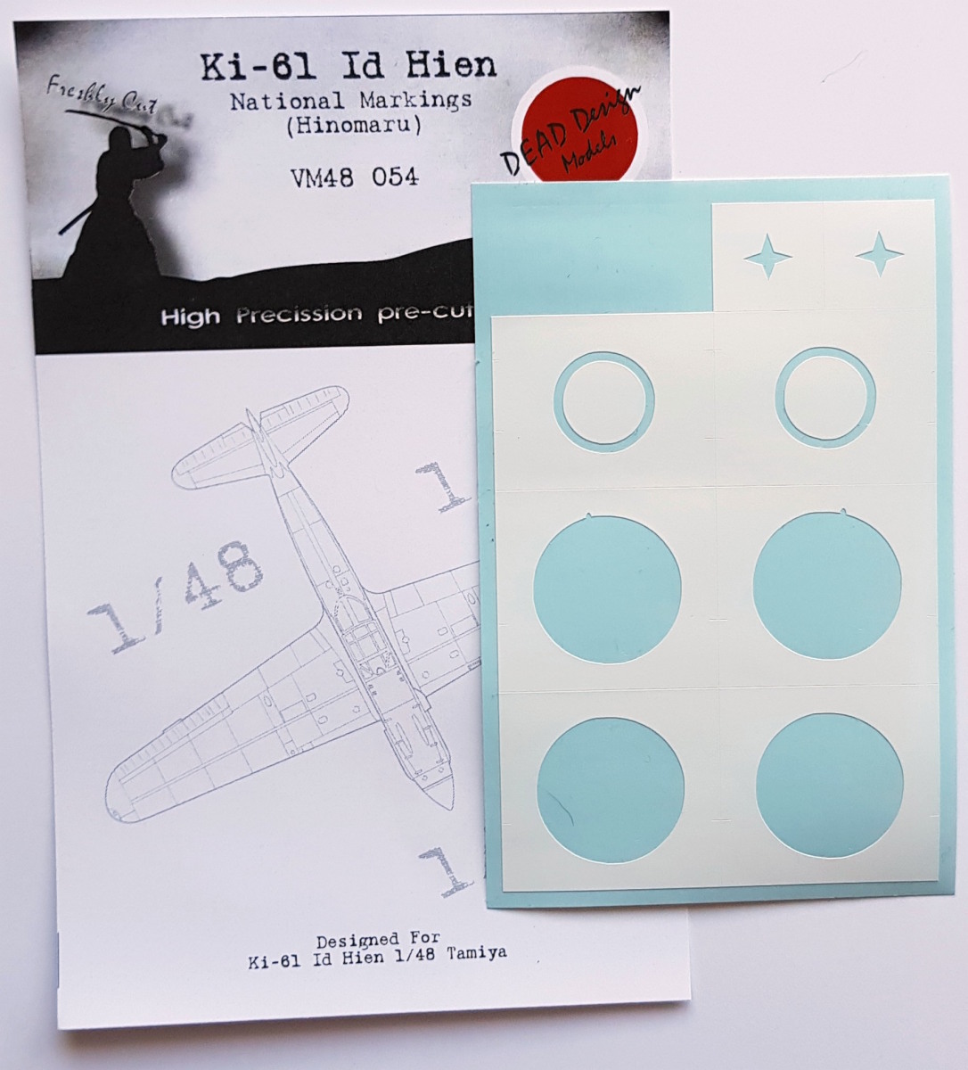 1/48 Ki-61 Id Hien National Insignias - Masks for TAM kit