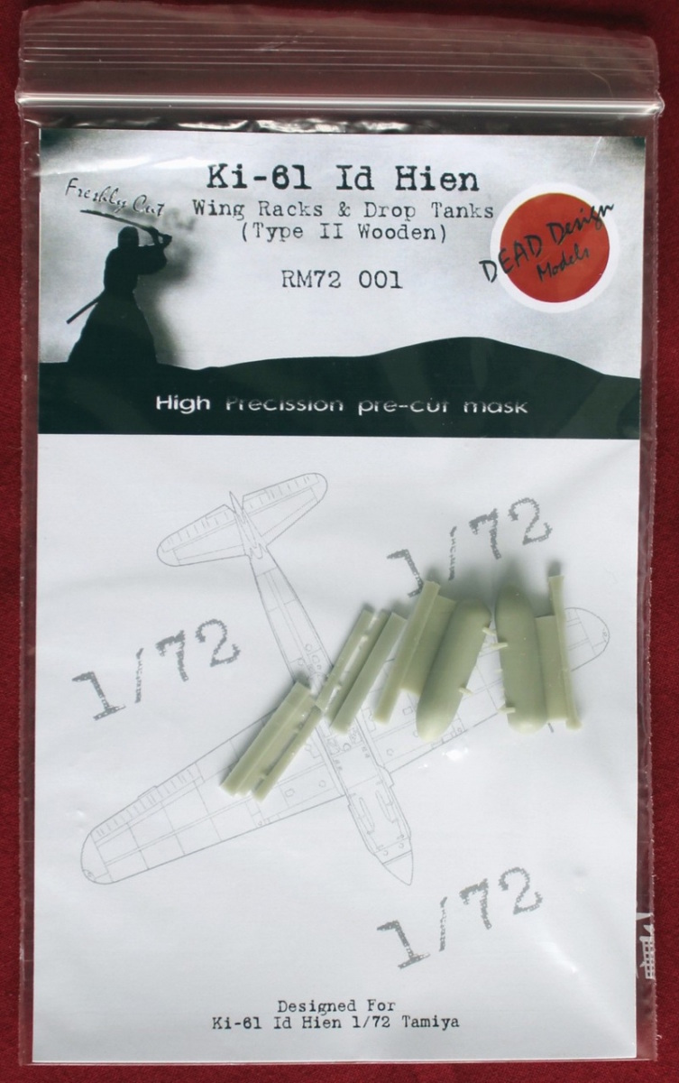 1/72 Ki-61 Id Wing Racks & Drop Tank - Resin Sets for TAM kit