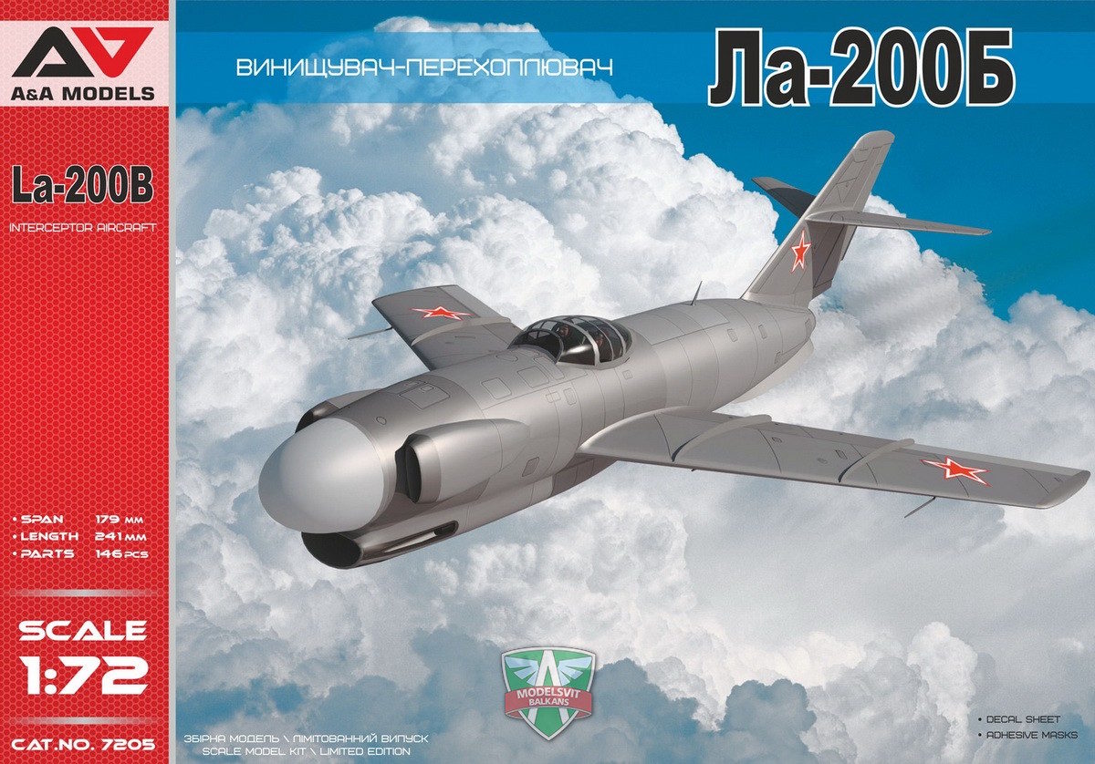 1/72 La-200B All-weather interceptor prototype