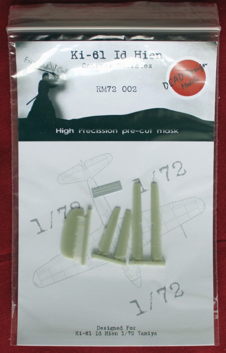 1/72 Ki-61 Id Control Surfaces - Resin Sets for TAM kit