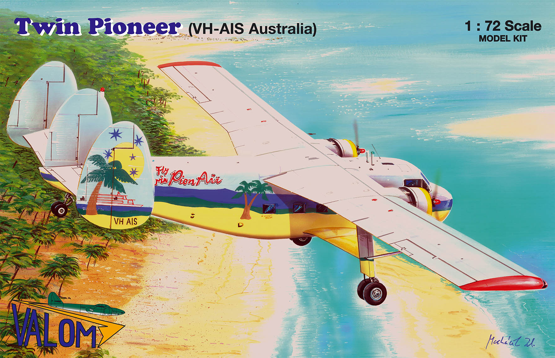 1/72 Scottish Aviation Twin Pioneer (VH-AIS Australia)