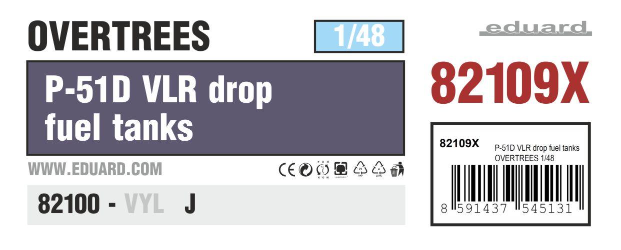 1/48 P-51D VLR drop fuel tanks OVERTREES