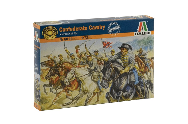 Model Kit figurky 6011 - CONFEDERATE CAVALRY (AMERICAN CIVIL WAR) (1:72)