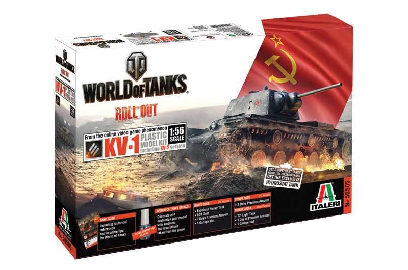 Model Kit World of Tanks 56505 - KV1 (1:56)