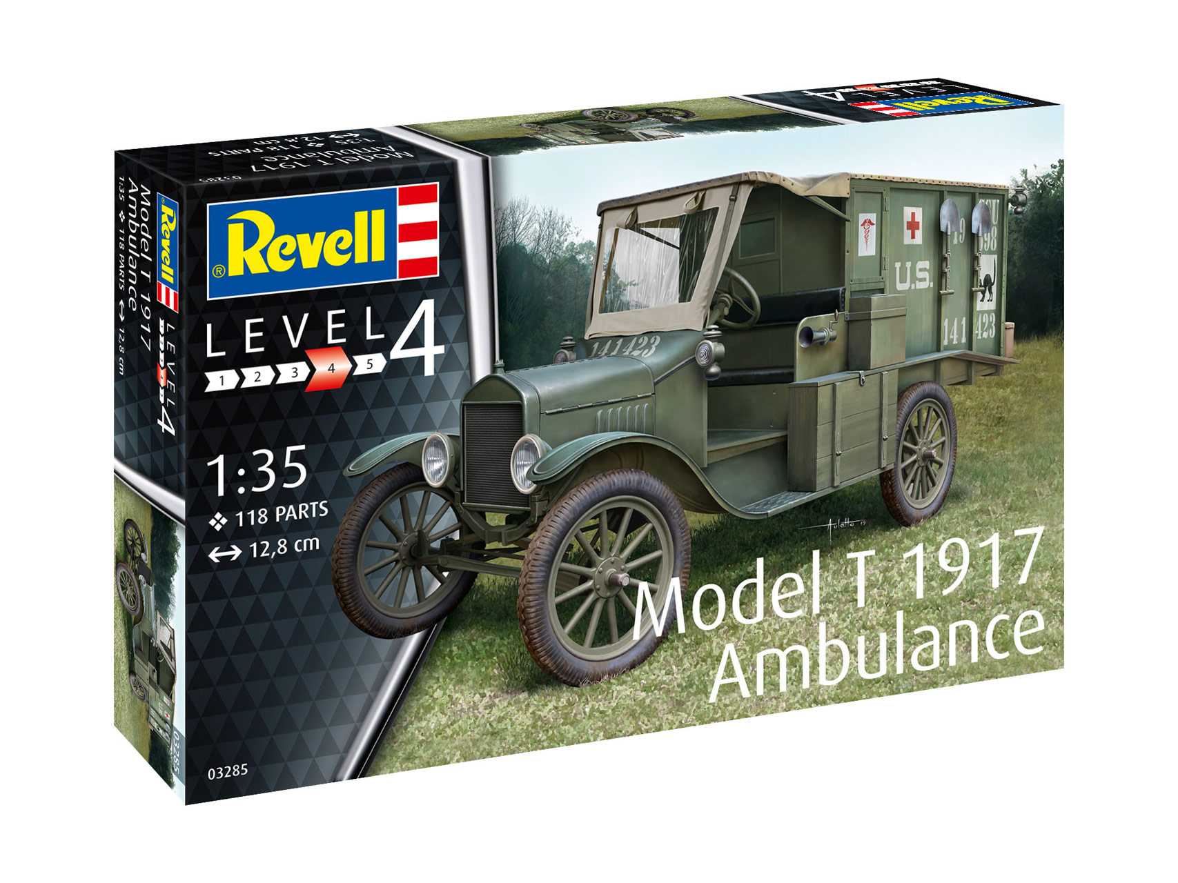 Plastic ModelKit military 03285 - Model T 1917 Ambulance (1:35)