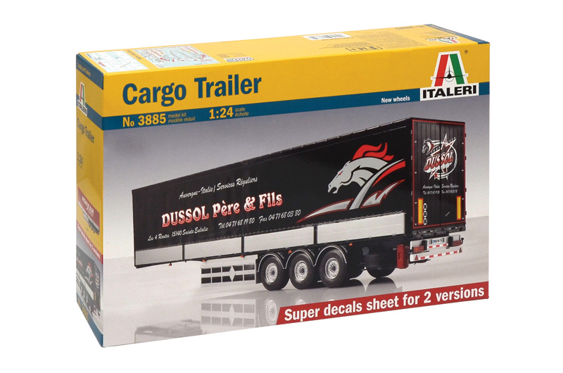 Model Kit návěs 3885 - CARGO TRAILER (1:24)