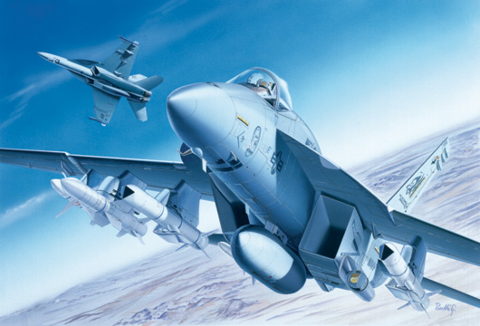 Model Kit letadlo 0083 - F/A-18E SUPER HORNET (1:72)