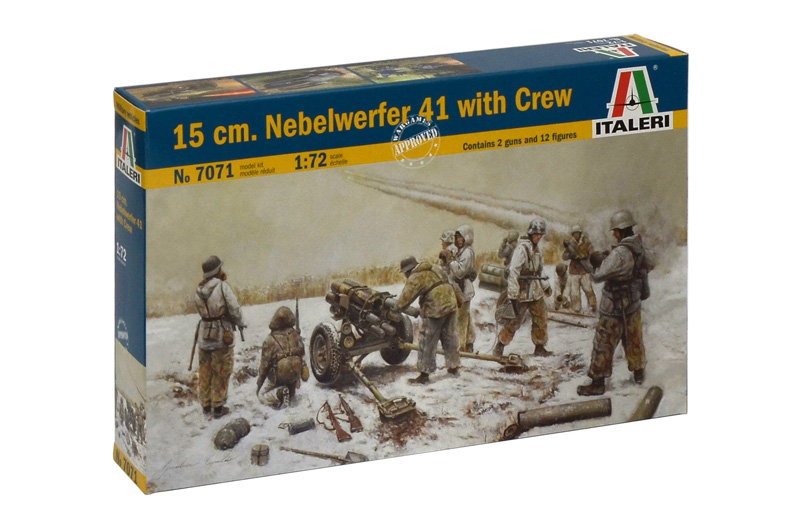 Model Kit figurky 7071 - 15 cm. NEBELWERFER 41 with CREW (1:72)