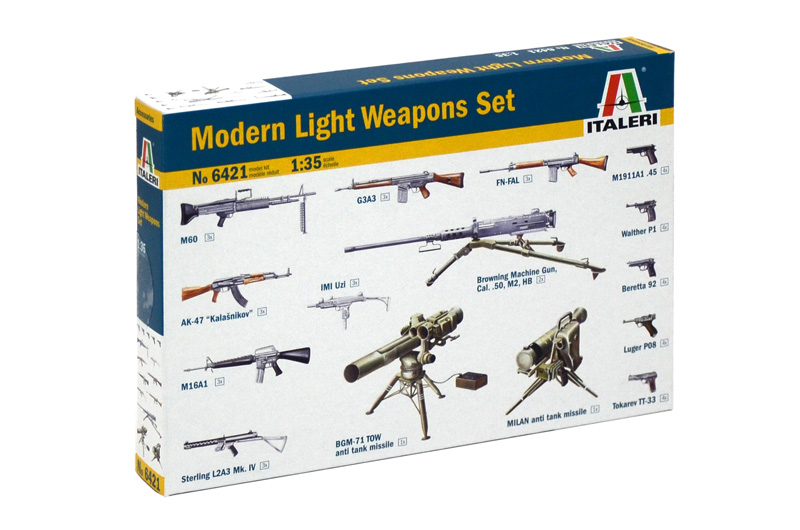 Model Kit doplňky 6421 - MODERN LIGHT WEAPON SET (1:35)