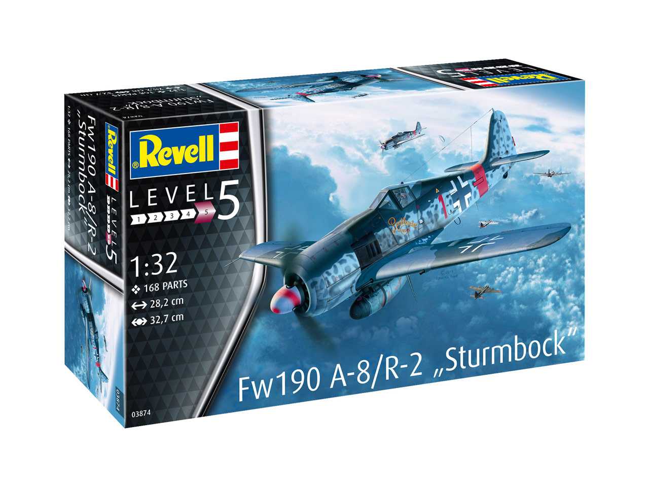 Plastic ModelKit letadlo 03874 - Fw190 A-8 "Sturmbock" (1:32)