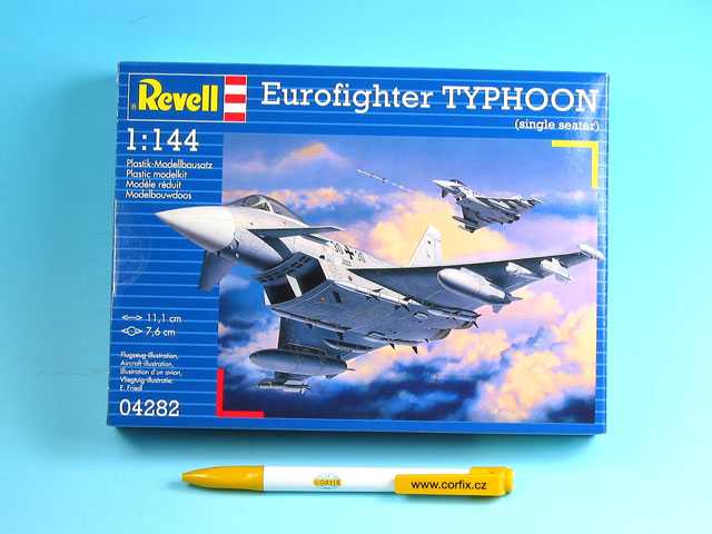 Plastic ModelKit letadlo 04282 - Eurofighter TYPHOON (1:144)