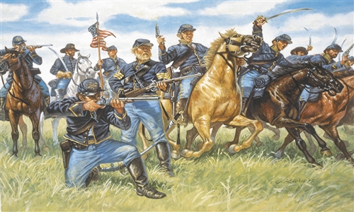 Model Kit figurky 6013 - UNION CAVALRY (AMERICAN CIVIL WAR) (1:72)