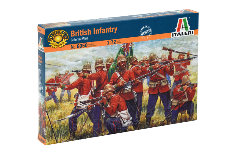 Model Kit figurky 6050 - ZULU WARS - BRITISH INFANTRY (1:72)