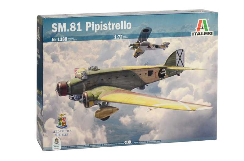 Model Kit letadlo 1388 - SM.81 PIPISTRELLO (1:72)