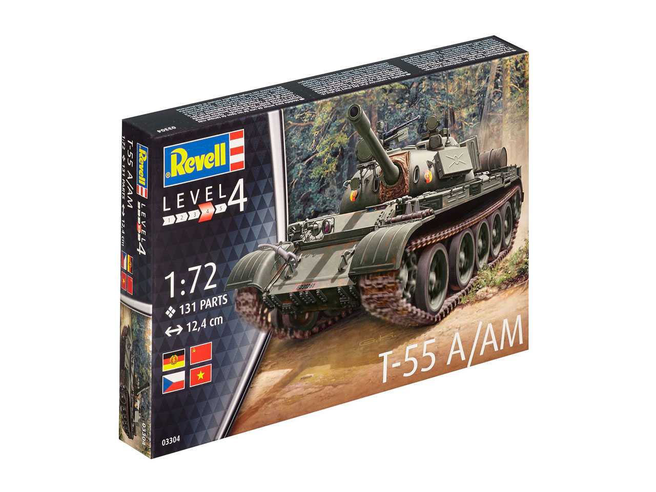 Plastic ModelKit tank 03304 - T-55A/AM (1:72)