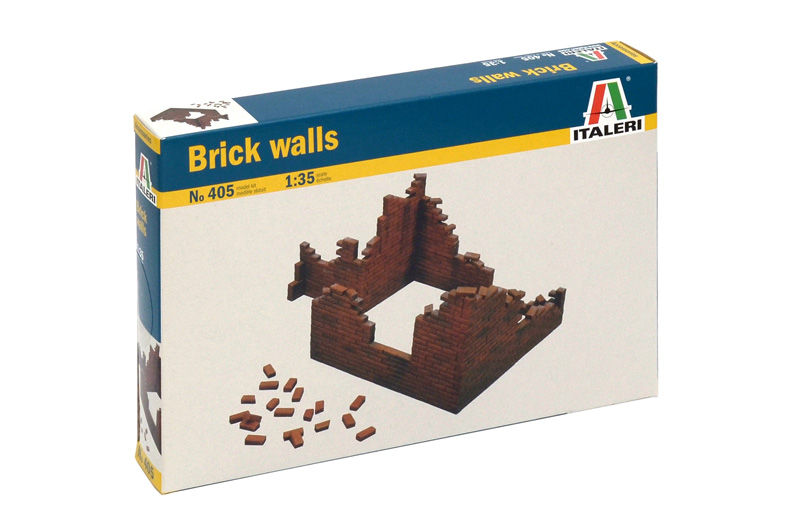 Model Kit budova 0405 - BRICK WALLS (1:35)