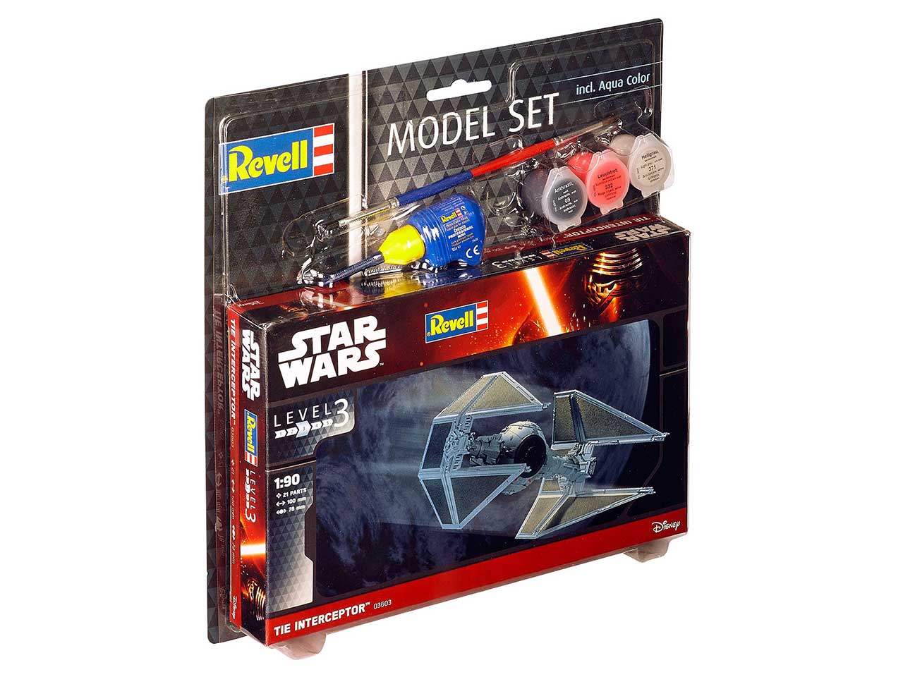 ModelSet SW 63603 - TIE Interceptor (1:90)