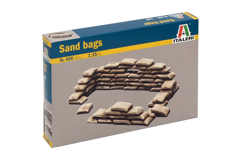 Model Kit doplňky 0406 - SANDBAGS (1:35)