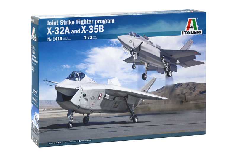 Model Kit letadla 1419 - JSF Program X-32A and X-35B (1:72)