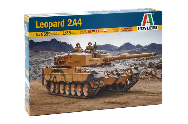 Model Kit tank 6559 - Leopard 2A4 (1:35)