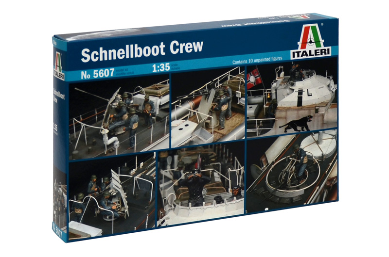 Model Kit figurky 5607 - SCHNELLBOOT CREW (1:35)