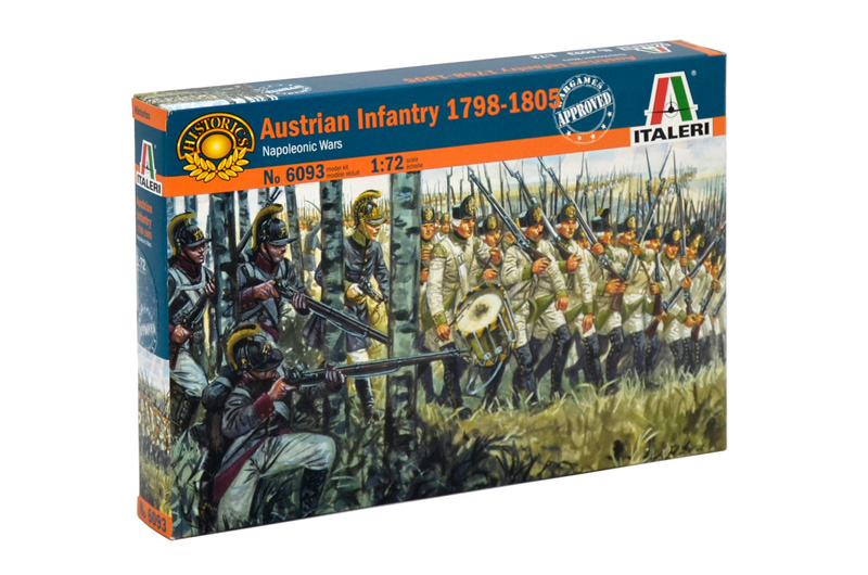 Model Kit figurky 6093 - AUSTRIAN INFANTRY 1798-1805 (NAP.WARS) (1:72)