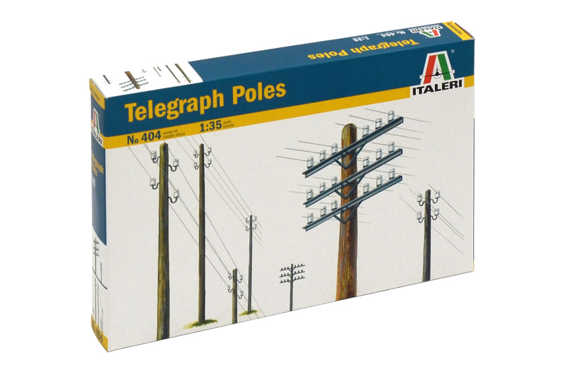 Model Kit doplňky 0404 - TELEGRAPH POLES (1:35)