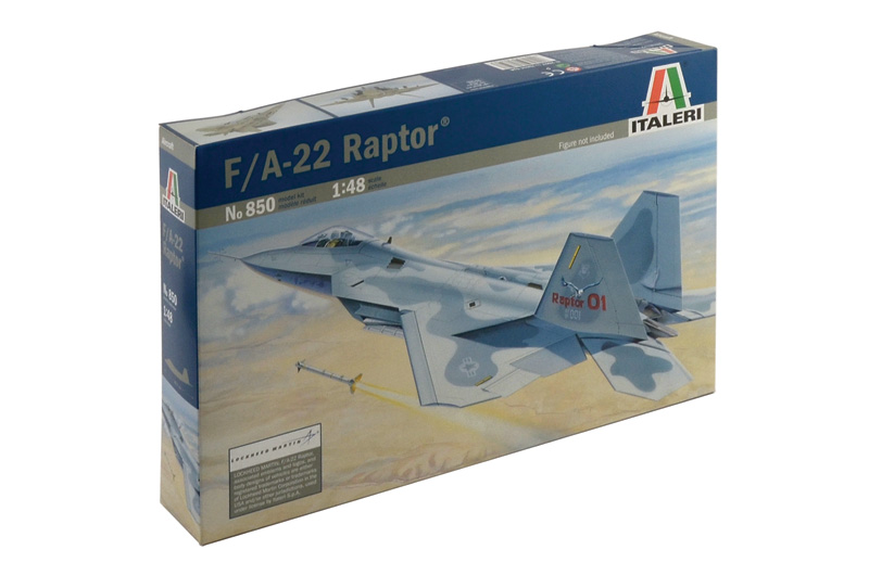 Model Kit letadlo 0850 - F-22 RAPTOR (1:48)