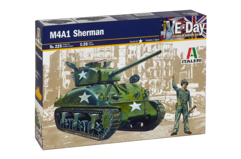 Model Kit tank 0225 - M4 A1 SHERMAN (1:35)