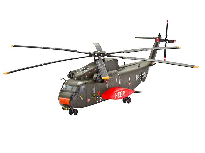 ModelSet vrtulník 64858 - CH-53G Heavy Transport Helicopter (1:144)