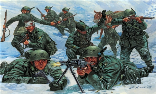 Model Kit figurky 6059 - WWII - ITALIAN "ALPINI" (1:72)