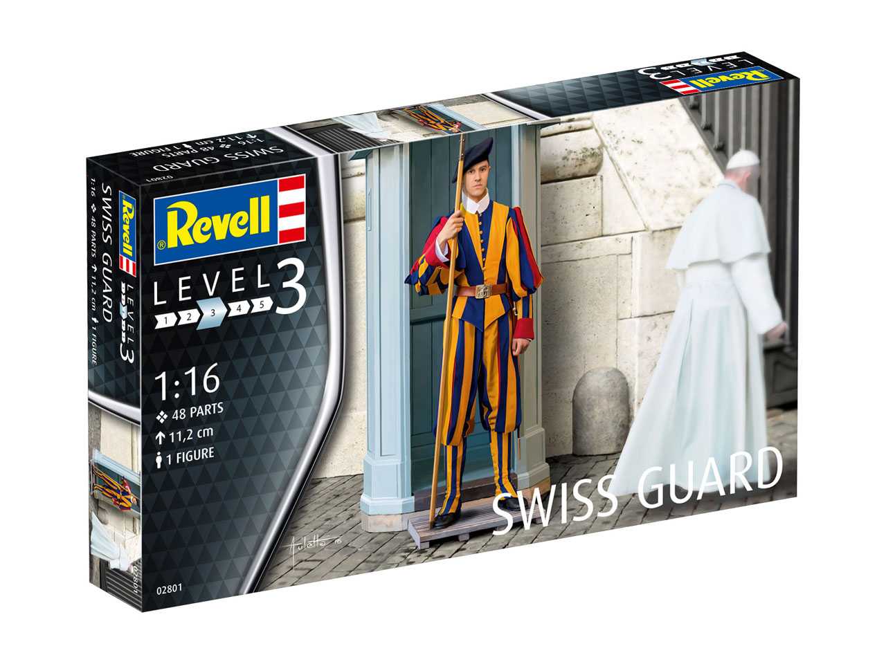 Plastic ModelKit figurka 02801 - Swiss Guard (1:16)