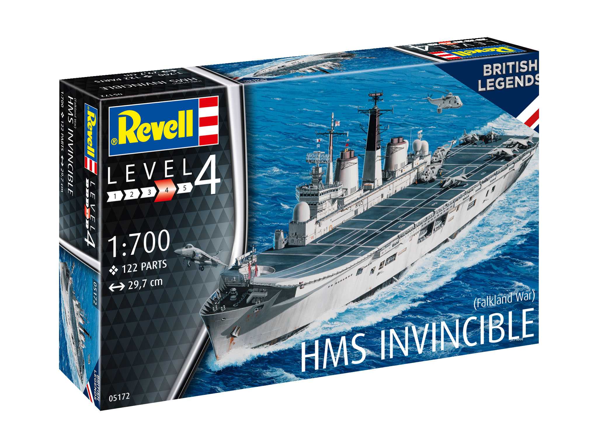 Plastic ModelKit loď 05172 - HMS Invincible (Falkland War) (1:700)