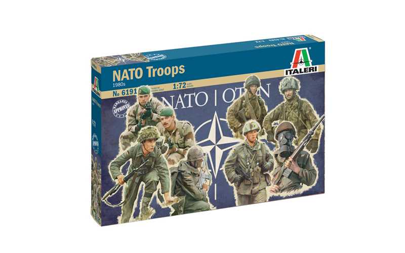 Model Kit figurky 6191 - NATO TROOPS (1980s) (1:72)