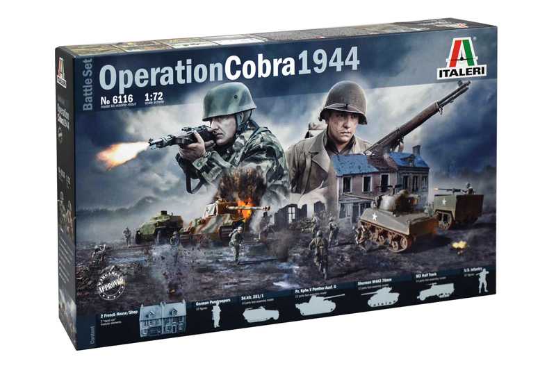 Model Kit diorama 6116 - OPERATION COBRA 1944 (1:72)