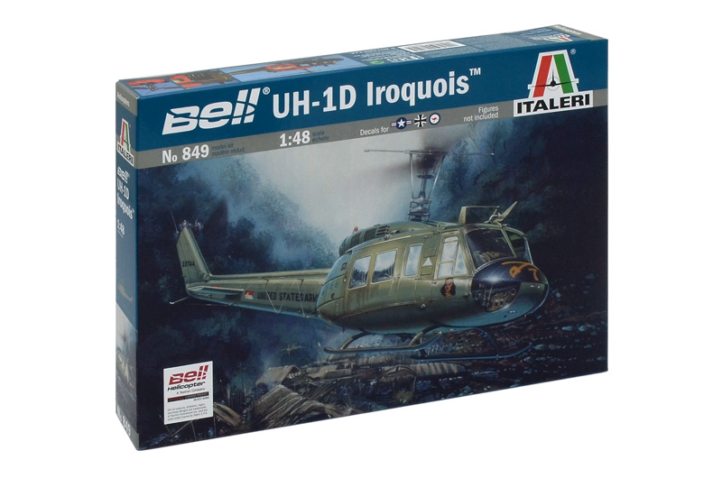 Model Kit vrtulník 0849 - UH-1D "SLICK" (1:48)