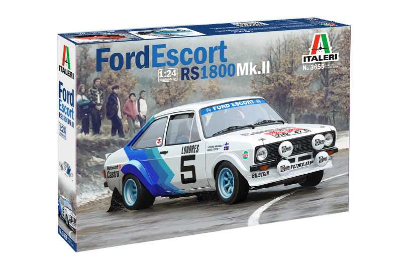 Model Kit auto 3655 - FORD ESCORT RS1800 Mk. II (1:24)