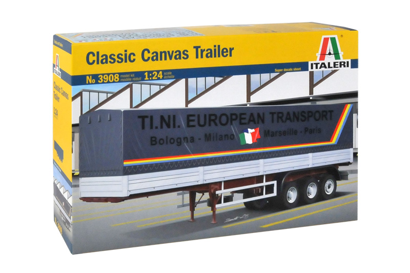 Model Kit návěs 3908 - CANVAS TRAILER (classic) (1:24)