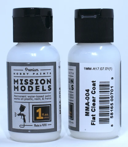 Mission Models Paint - Flat Coat Clear (30ml)