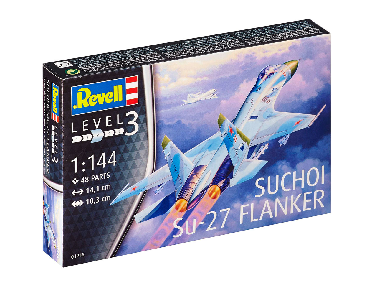 Plastic ModelKit letadlo 03948 - Su-27 Flanker (1:144)