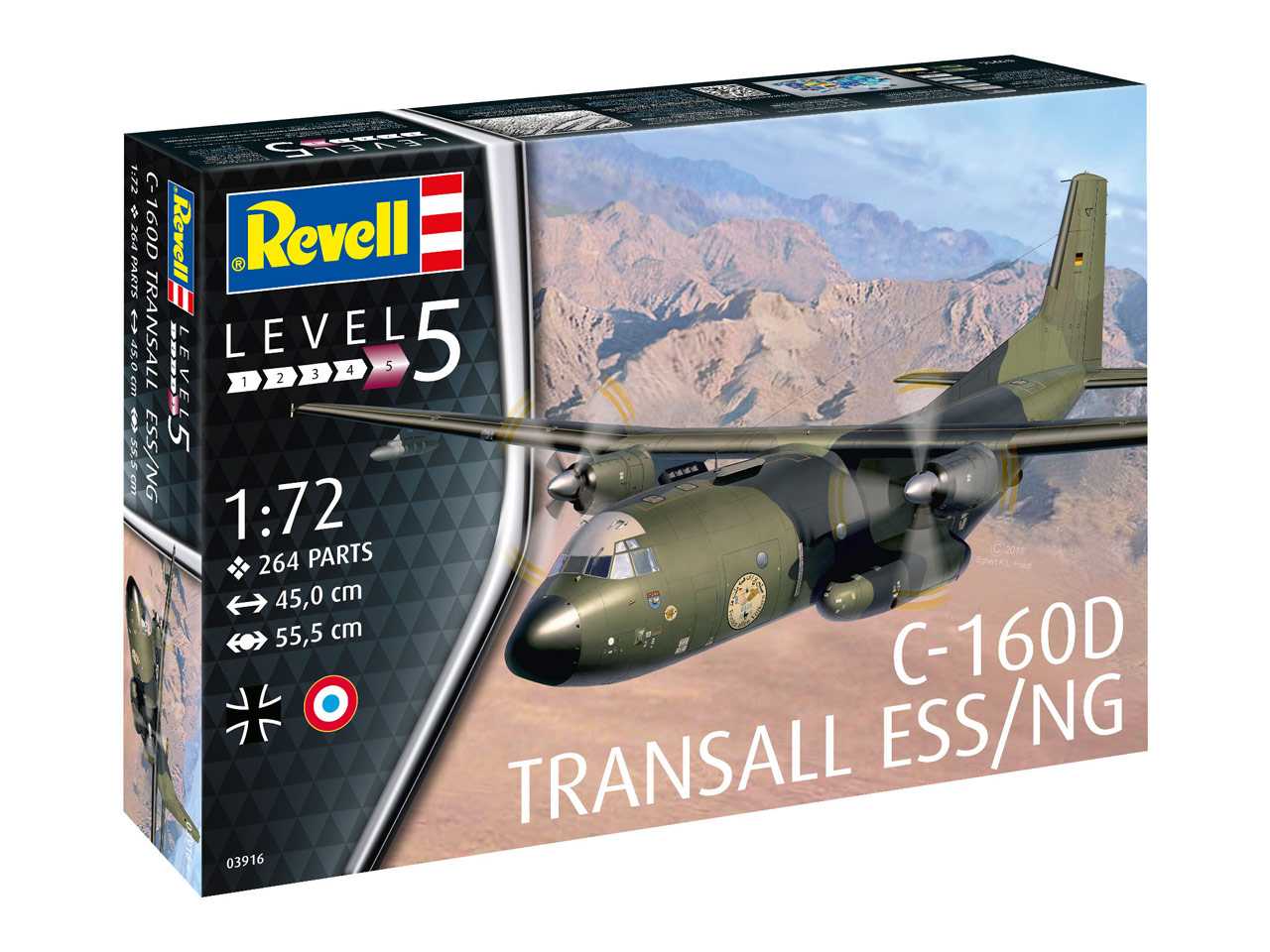 Plastic ModelKit letadlo 03916 - C-160 Transall "Eloka" (1:72)